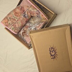 UGG Pink Floral Pattern Boots